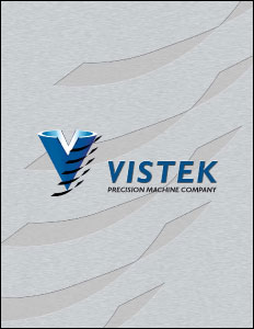 3D Modeled Corporate Logo for Vistek's Brochure and Website