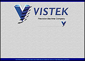 3D Model of Vistek Precision Logo for Website Design